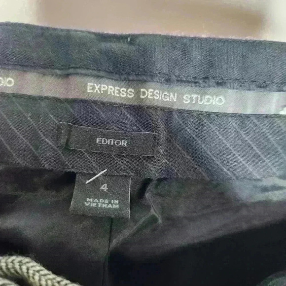 Express women's "editor" gray lined wool blend pants size 4 - Picture 6 of 7